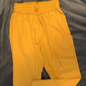 Mustard yellow pants
